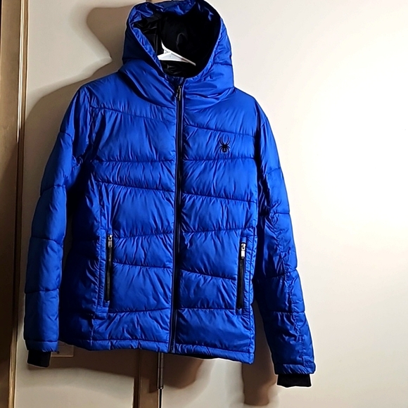 Spyder Big Kid Puffer Coat - Picture 2 of 5